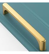 BEROSSA 10 Pack 5 Inch Brushed Gold Drawer Pulsl Gold Cabinet Handles Gold Hardware for Kitchen C...