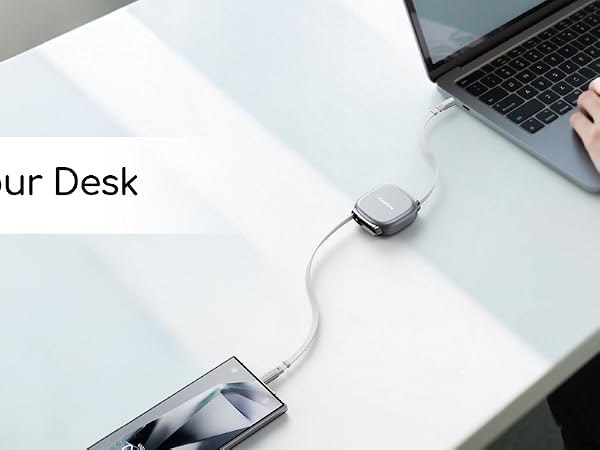 retractable usb c