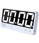 FCXJTU Digital Kitchen Timer - 7.1” Extra Large Display LED Magnetic Rechargeable Countdown/Up Ti...