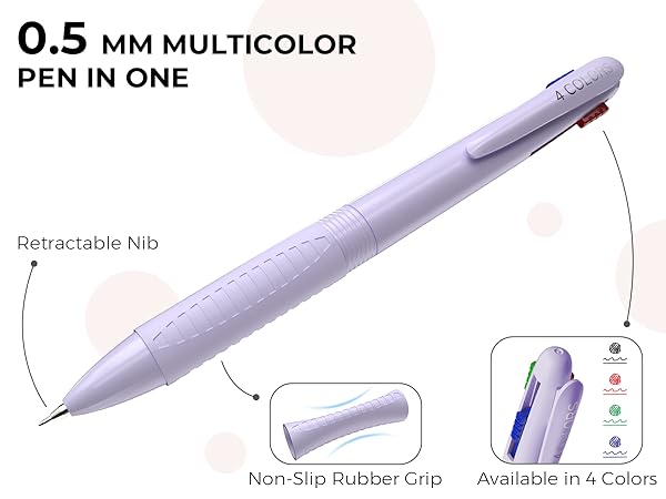 4-in-1 ballpoint pens