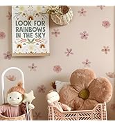 YouRfocus Daisy Wall Decals | 72 PCS Boho Flower Stickers for Girls' Rooms, Playrooms, and Nurser...