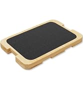 MUCITAGF Resistance Band Foot Plate - Wood Fitness Board for Resistance Band Strength Training, S...