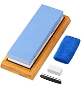 Angerstone Premium Knife Sharpening Stone–Whetstone 1000/6000 Grit, Whetstone Knife Sharpener Sto...