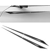 Hugwits 2 PCS Car Side Doors Blade Stickers, Car Side Wing Emblem Badge Stickers, Self-Adhesive A...
