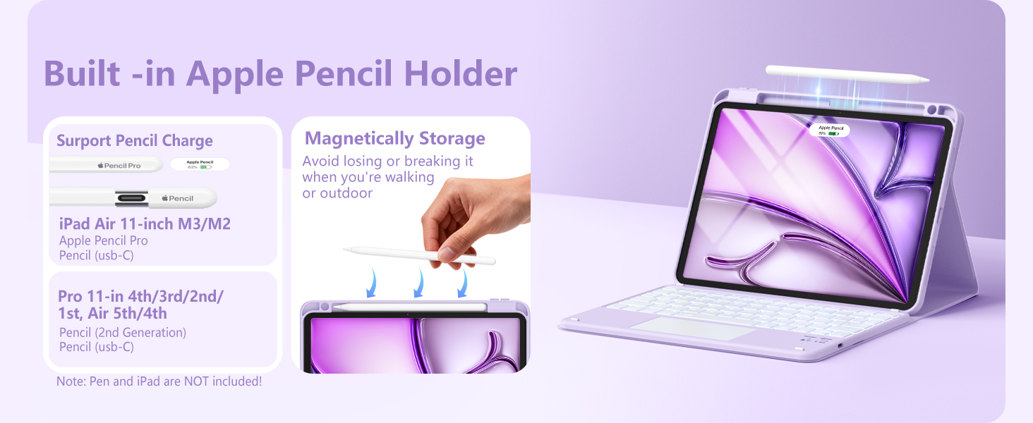 ipad air 4th generation case with keyboard