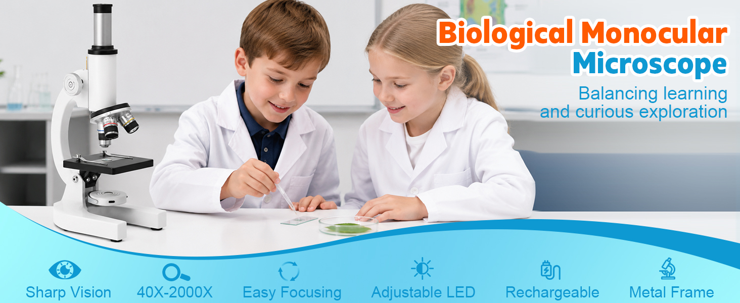 Biological monocular microscope