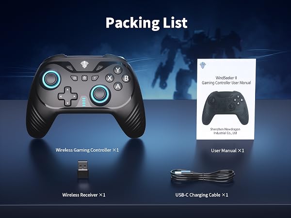 pc controller, steam controller, controller for pc, gaming controller,pc controller for gaming,black