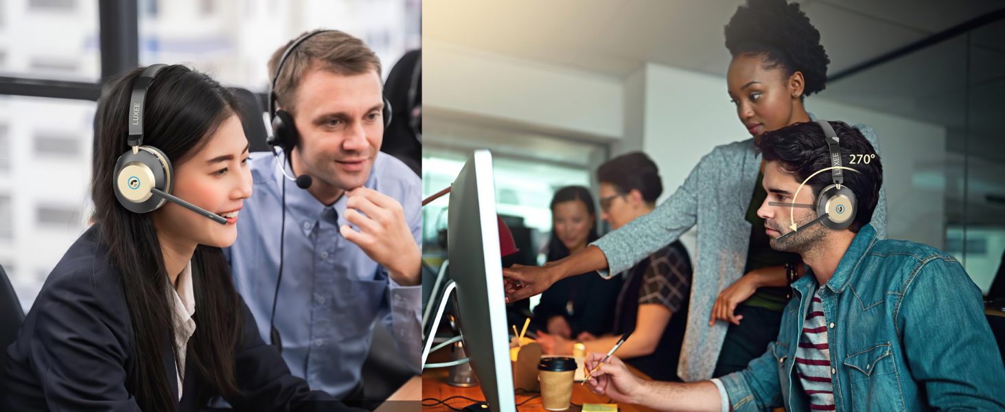 LUXEE wireless headset for call center