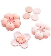 GeekShare Sakura Cross D-Pad Button Caps Thumb Grip Caps Set Compatible with Switch 2, ABXY Key B...