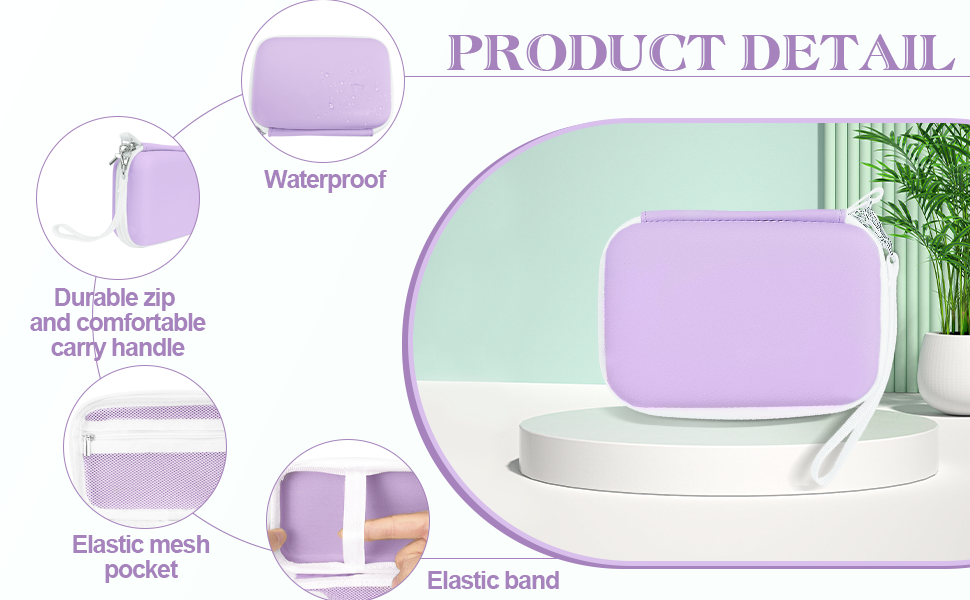 Label case purple