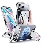 Shields Up for iPhone 17 Pro Max Case with Stand, 17 Pro Max Phone Case Clear with Ring Holder & ...
