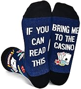 GOLIN Funny Saying Crew Socks, Novelty Gifts for Men Women Teens