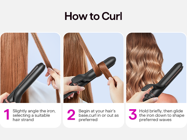 2in1 straightener&curler