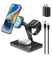 Wireless Charging Station, 3 in 1 Fast Wireless Charger
