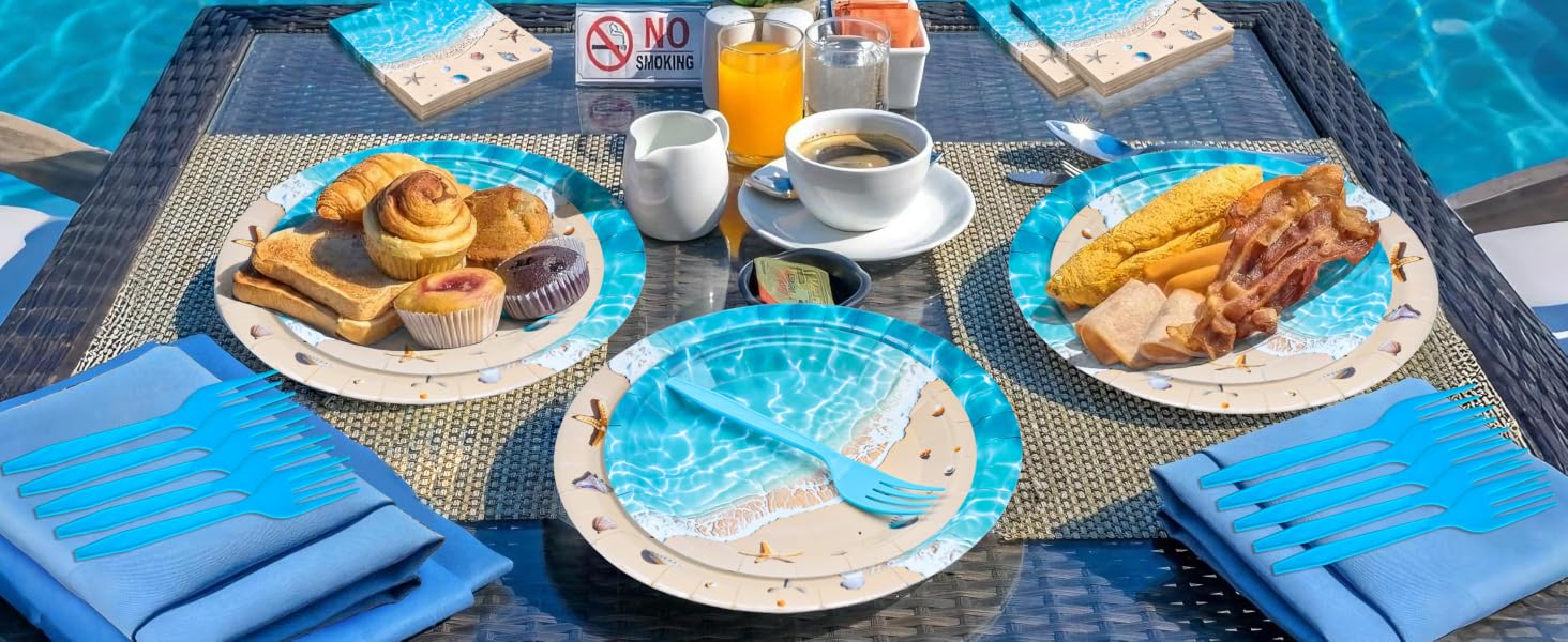 Summer Beach Tableware