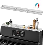 AWOKE Stove Top Shelf 30 Inch - Silicone Material Magnetic Shelf for the Stove - 3 Functional Par...
