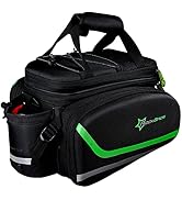 ROCKBROS Bike Panniers for Bicycle, Bike Trunk Bag Rear Bike Rack Bag for Travel Bicycle eBike Ac...