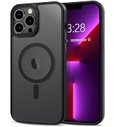 Anuck for iPhone 13 Pro Max Case Magnetic Phone Case Compatible with MagSafe, Soft TPU Bumper Har...