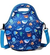 VASCHY Lunch Box Bag for Kids, Lightweight Neoprene Lunch Tote for Toddler Boys and Girls to Scho...