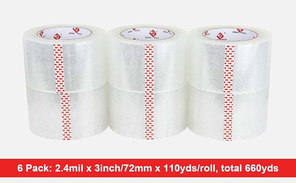 clear shipping tape 3 inch wide