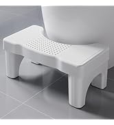 Kzeirm Toilet Stool Poop Stool, Poop Step Stool for Bathroom, Toilet Foot Pooping Stool for Adult...