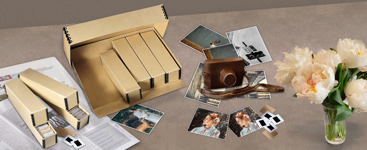 Archival Slide Storage Box