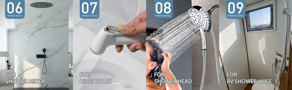 ???? shower hose extra long