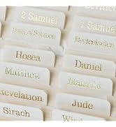 UPAFEXXI-Leather Bible Tabs with Book Summaries, Bible Tabs for Women and Men(Gold Foil Lettering...
