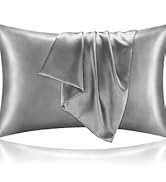 BEDELITE Satin Pillowcase for Hair and Skin, Super Soft and Cooling Similar to Silk Pillow Cases ...