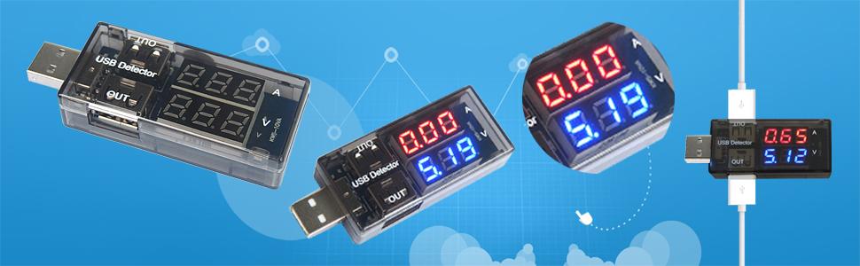USB Charger Doctor Current Voltage Charging Detector Battery Voltmeter Ammeter Multimeter USB Tester