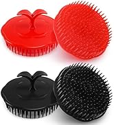 NICEMOVIC Scalp Scrubber Shampoo Brush 4 Pack, Scalp Massager for Hair Growth & Dandruff, Head Ha...