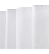 Kenney KN61253 Water Repellent Polyester Fabric Shower Curtain with Reinforced Hang Holes, 70