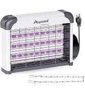 ASPECTEK Dual-Spectrum LED Bug Zapper Indoor, High-Voltage Electric Grid Mosquito and Fly Trap, 3...