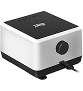 hygger Aquarium Air Pump, Quiet Adjustable Oxygen Pump, Powerful Energy-Saving Dual Outlet Fish T...