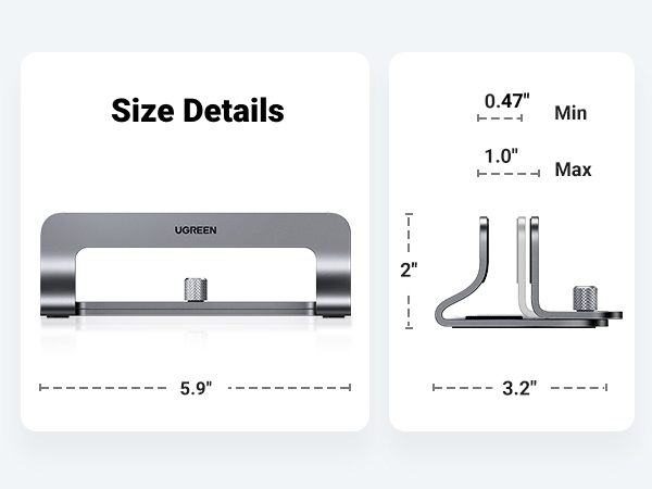 vertical laptop holder