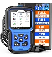 ANCEL BM500 OBD2 Scanner for BMW & MINI, Simplified Battery Registration, EPB, Oil, Throttle, PCM...