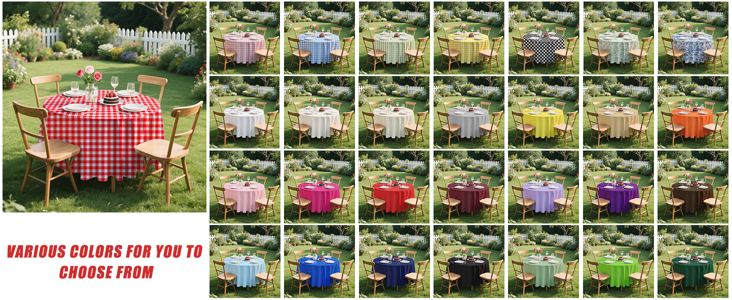 round plastic tablecloth disposable table cloth plastic circle tablecloth birthday tablecloth