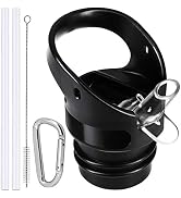 New Flask Straw Lid Replacement for Hydro12, 18, 21, 24 oz Standard Mouth Water Bottle and Simple...