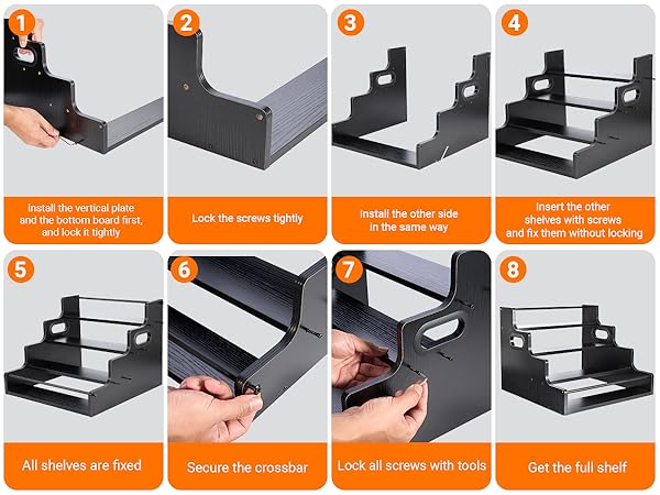 Product assembly steps