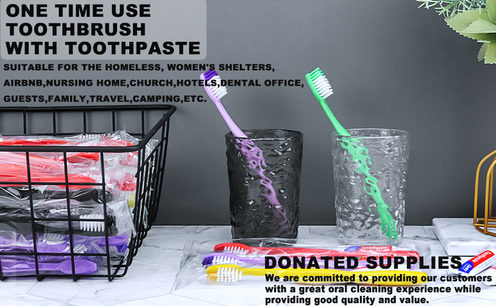 toothbrushes with toothpaste on them