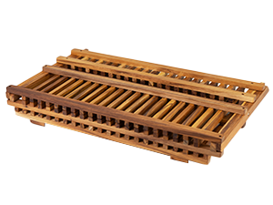 Large Teak Dish Drying Rack