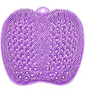 BESKAR XL Large Foot Scrubber Mat for Use in Shower - Shower Foot Cleaner to Eliminate Calluses D...