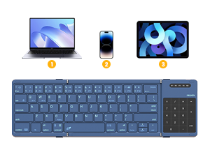 Connect 3 devices at once.