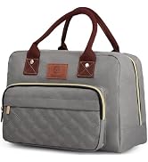 Genteen Lunch Box for Women & Men Adult Insulated Lunch Box with Front Pocket,Thermal Reusable Co...