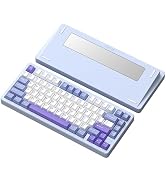 ELECFOX MK INKY75 Mechanical Keyboard with Full Aluminum Wireless Mechanical Gaming Keyboard, 75%...