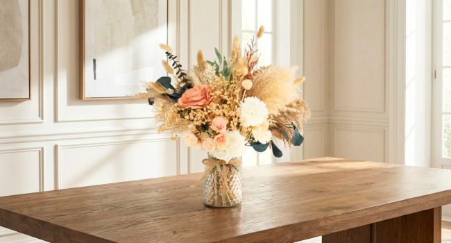 spring floral centerpieces for table, modern farmhouse entry way dining table ktichen