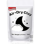 ifergoo White Air Dry Clay, Modeling Clay for School Art & Craft Project. Refill White Clay for K...