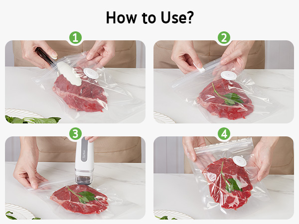 vacuum zipper bags