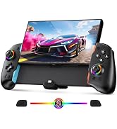 NexiGo Hall Effect Gripcon for Switch 2, 4K HDMI Output for TV Mode, Ergonomic Handheld Controlle...