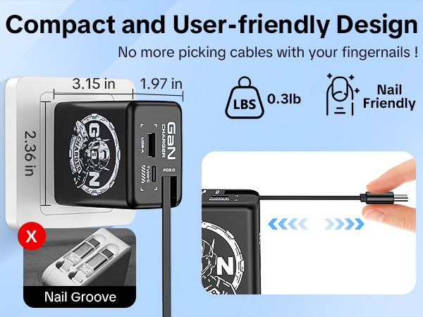 Retractable phone charger
